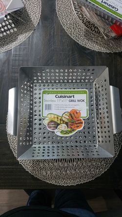 Cuisineart stainless steel grill wok