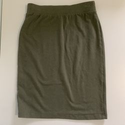 Uniqlo green pencil skirt size XS