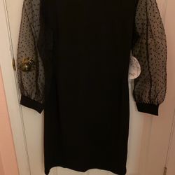 Black Dress With Sleeves 