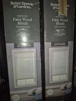 Faux Wood Blinds