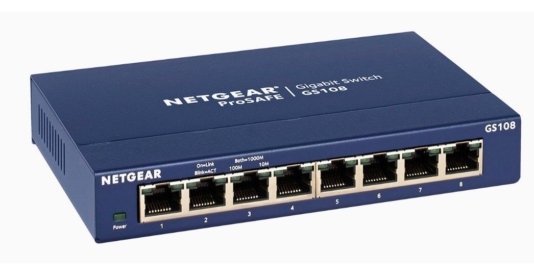 NETGEAR 8-PORT GIGABIT ETHERNET SWITCH