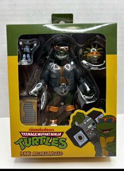NECA TMNT Teenage Mutant Ninja Turtles Punk Michelangelo