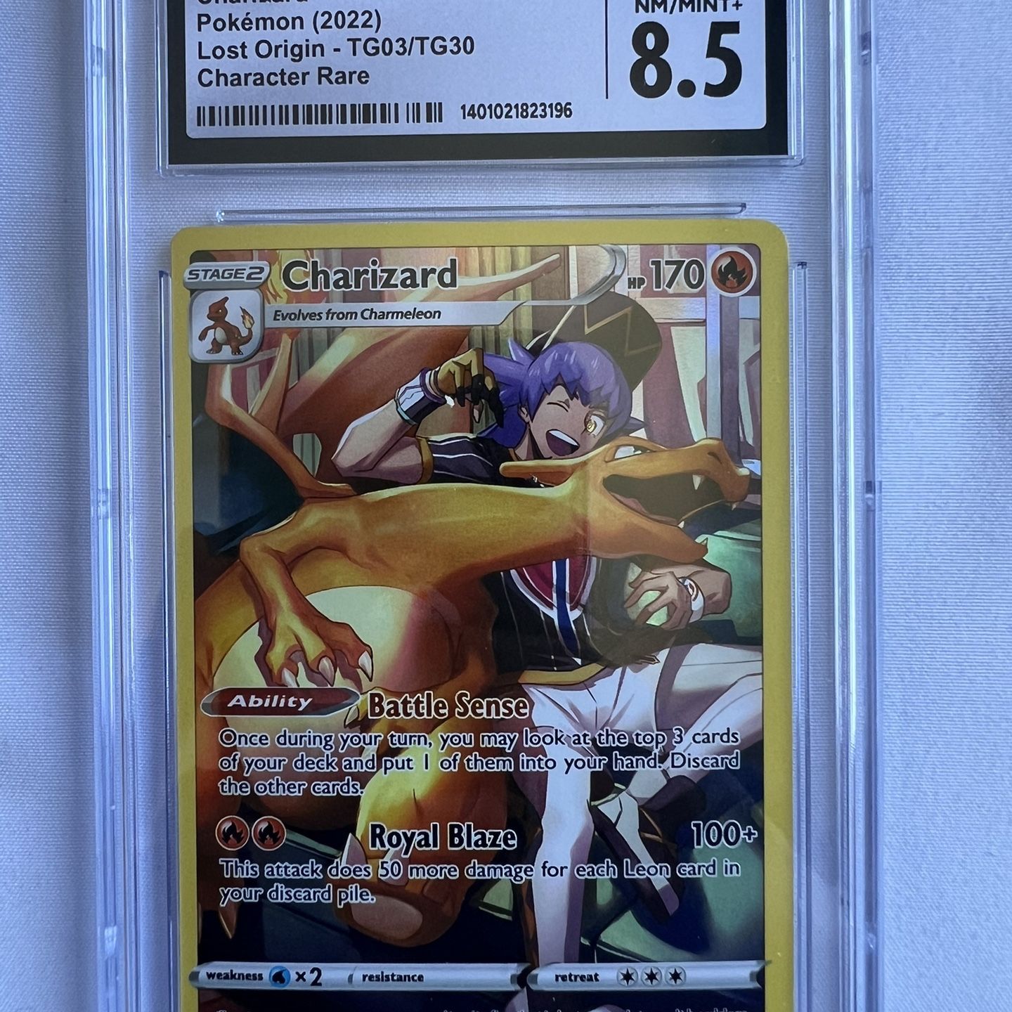 Pokmon TCG Charizard Lost Origin Trainer Gallery TG03/TG30 Holo Rare CGC  8.5 NM for Sale in Fontana, CA - OfferUp