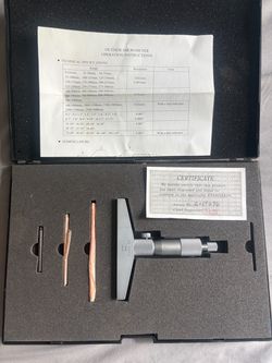 KD Tools Outside Micrometer Set with Case