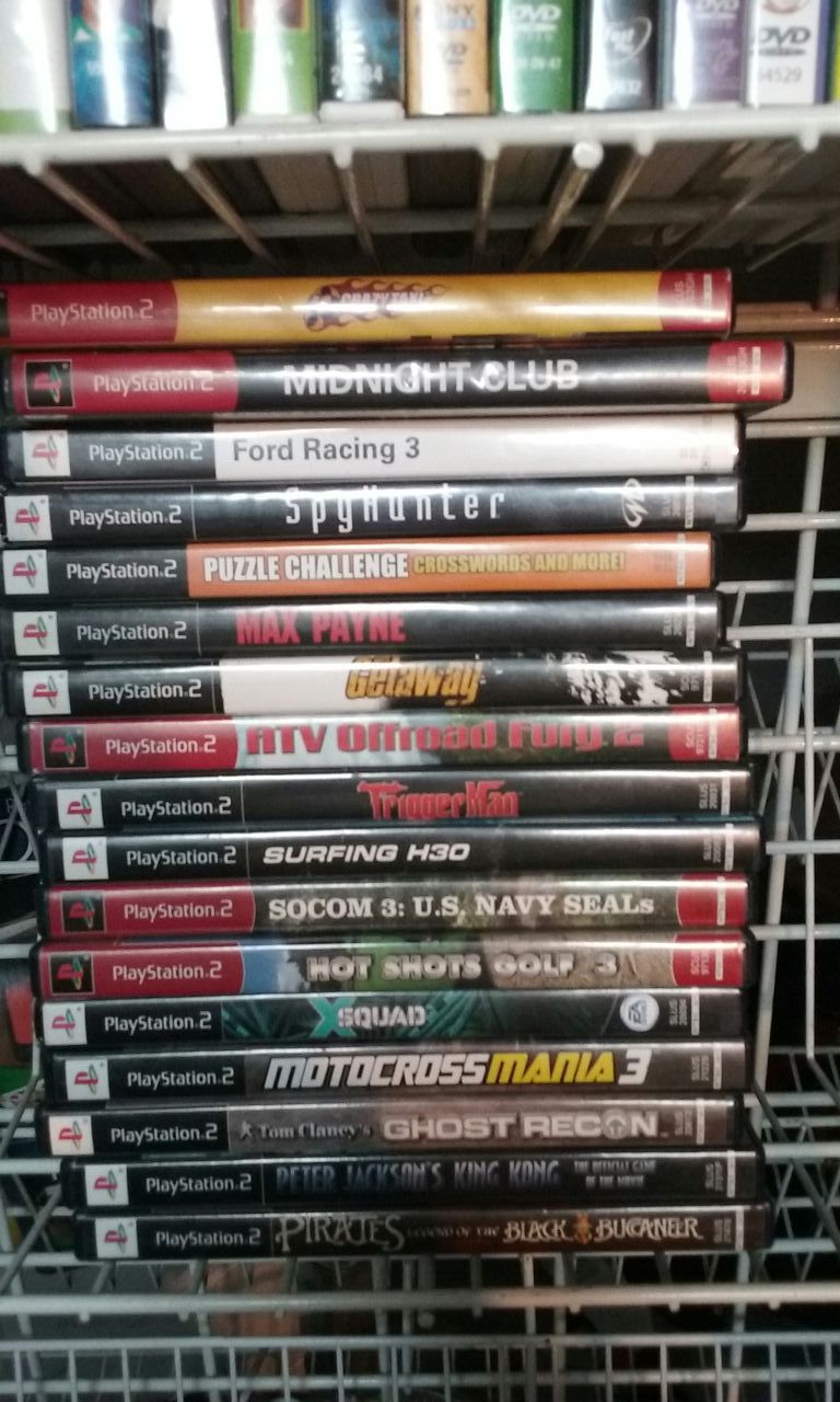 Ps2 games $2 each