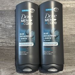 Dove Men + Care Blue Eucalyptus + Birch Relaxing Body & Face Wash $6 Each 
