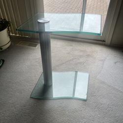 Glass Side Table