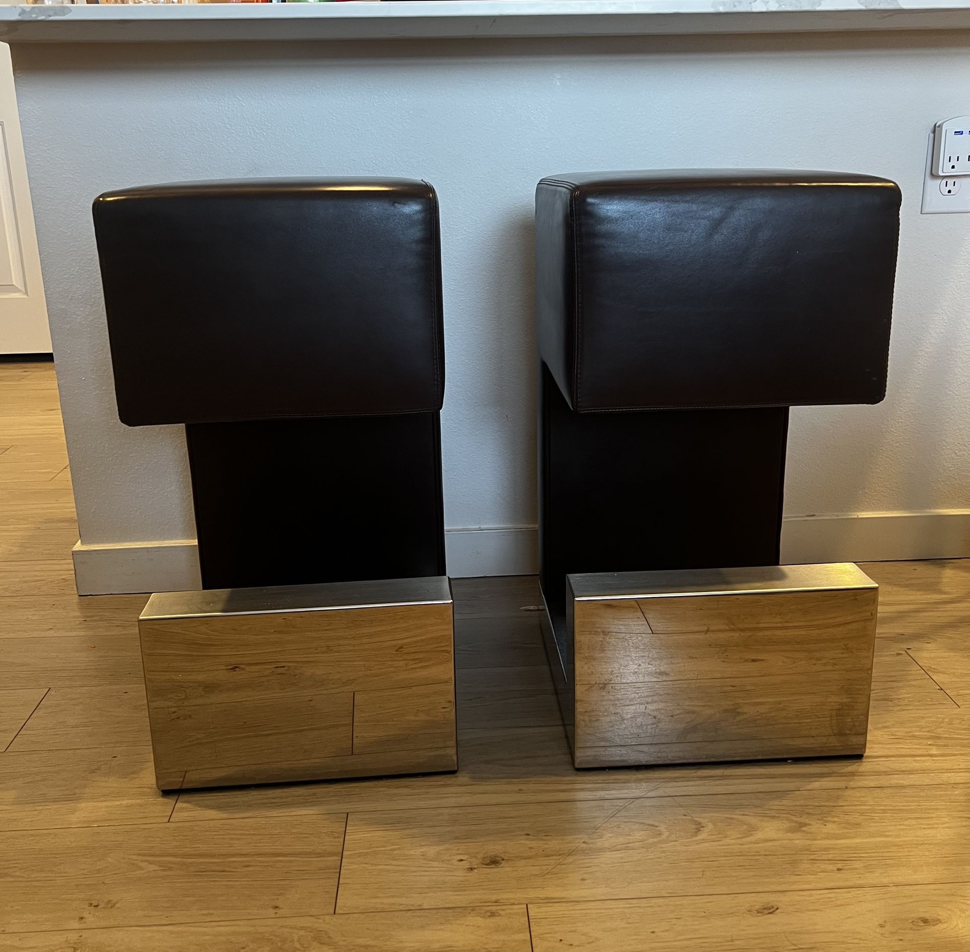 Bar Stools Genuine Leather