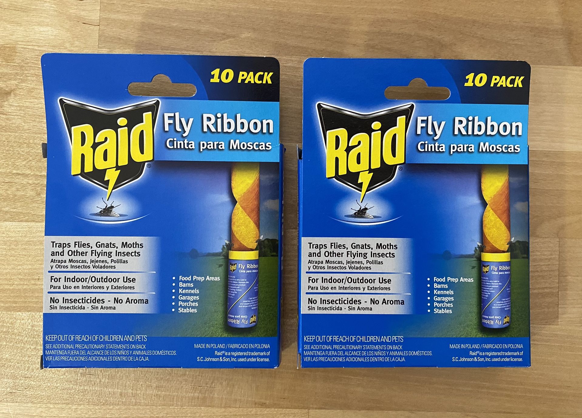 Raid fly strips -10 pack. 2 for $3