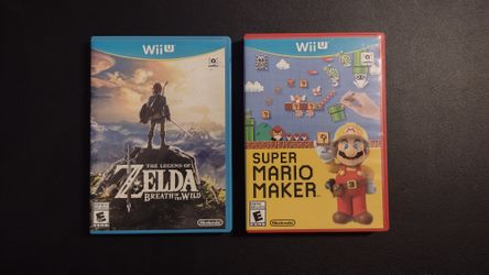 Zelda, Mario -- Wii U Games: Zelda & Super Mario Maker ($25 OBO)
