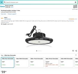 100 Watt LED light