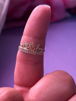 Anillo de oro 10k quinceañera quince XV sweet 15