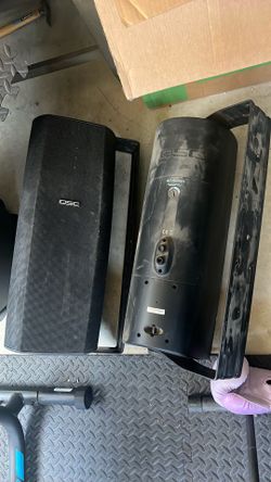 QSC AD-S282H Dual 8-inch 2-way Speaker Pair w/ Mounts