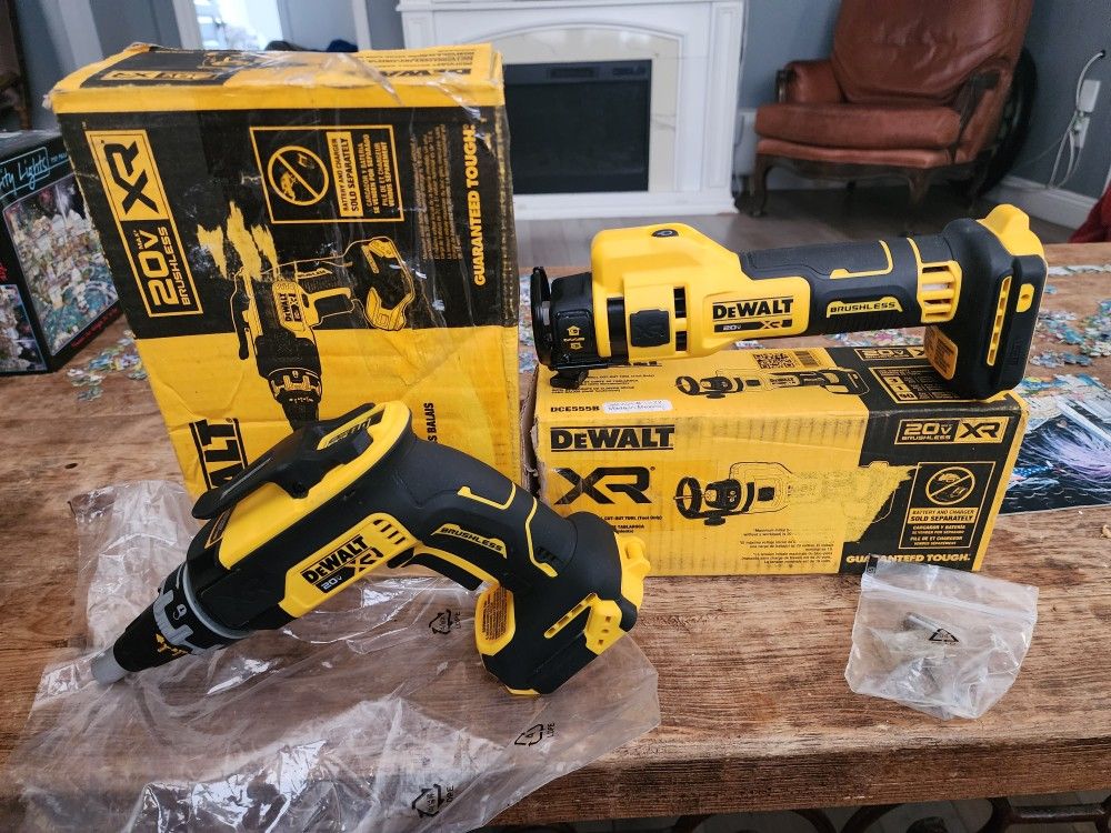 Dewalt Xr Router 20v $100 Drywall Gun $100 Each Used 1 Time Like New Price Are Firm (contact info removed)
