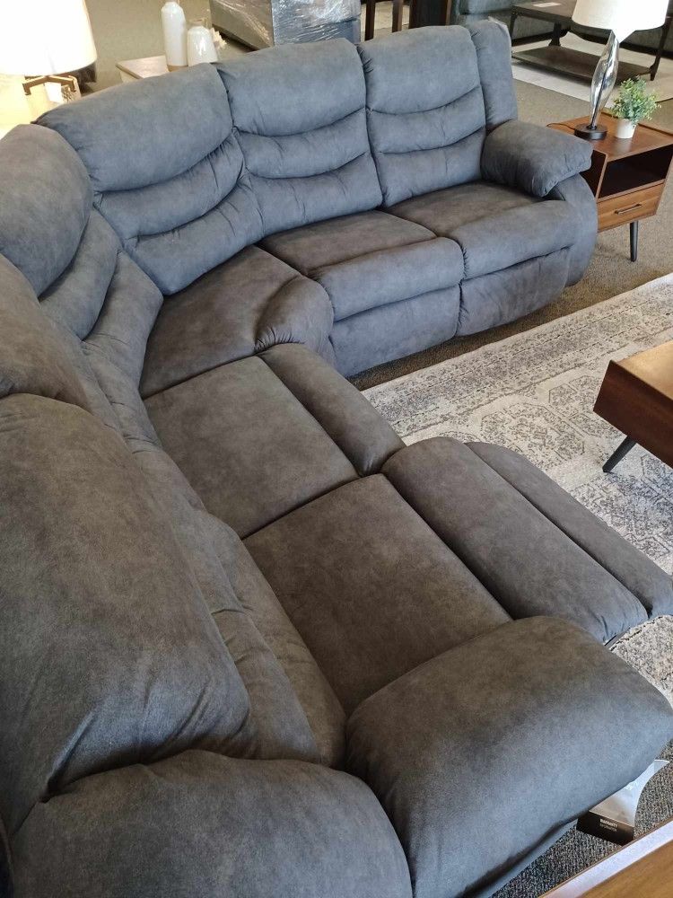 Brand New Partymate Reclining Sectional 