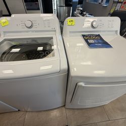 LG Washer And Electric Dryer 