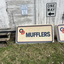 Q D Muffler Signs For Sale 