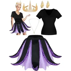 Women Ursula Octopus Costume- Size M- NWOT