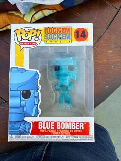 Funko Pop Rock 'Em Sock 'Em Blue Bomber #14