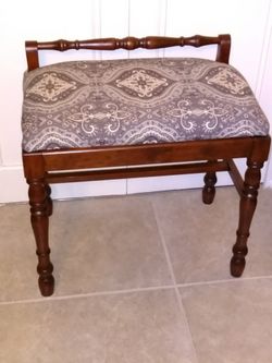 Old Solid wood small bench