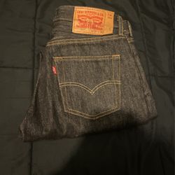 levi 501 charcoal size 30/30