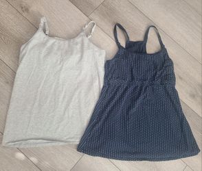 Maternity and nursing tank tops