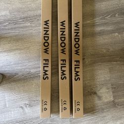 Security Transparent Window film 30x12ft X3