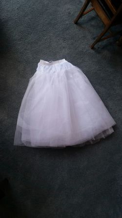 Floor length wedding petticoat