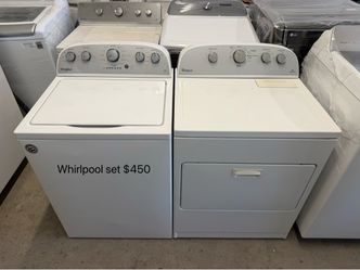 Whirlpool Washer and Dryer Set