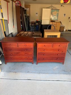 2 Solid Wood Dressers