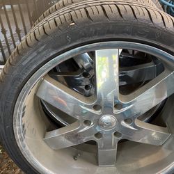 Rims And Tires For Truck - Negotiable
