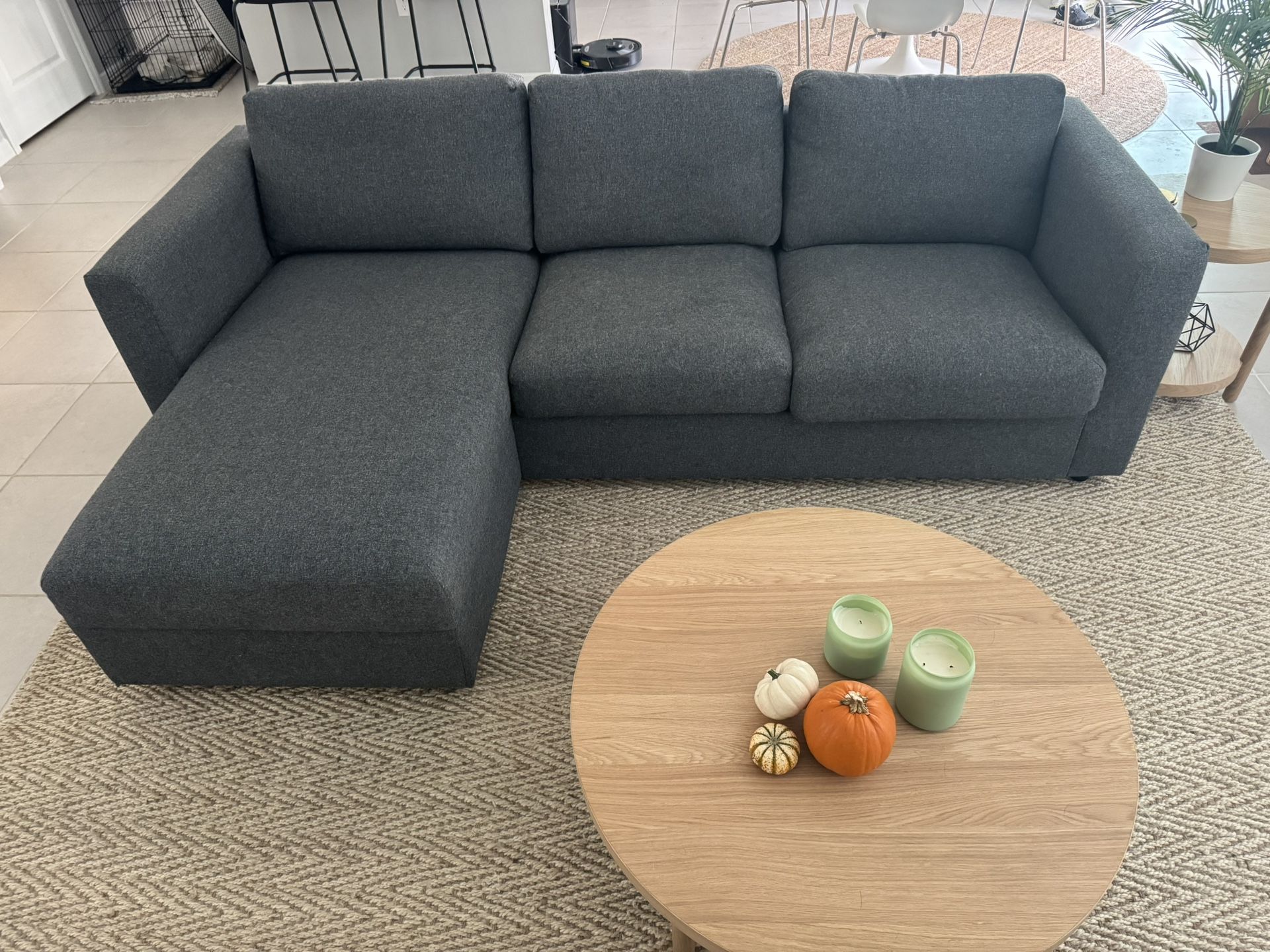 Sofa with Storage Chaise