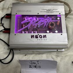 Neon 4 Channel Amplifier