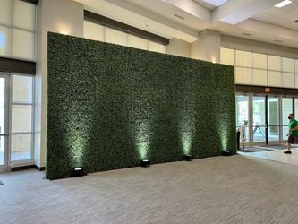 Large Artificial Boxwood Hedge Wall Panel