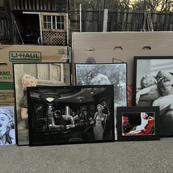 Six. Picture Frames Marilyn Monroe And James Dean 