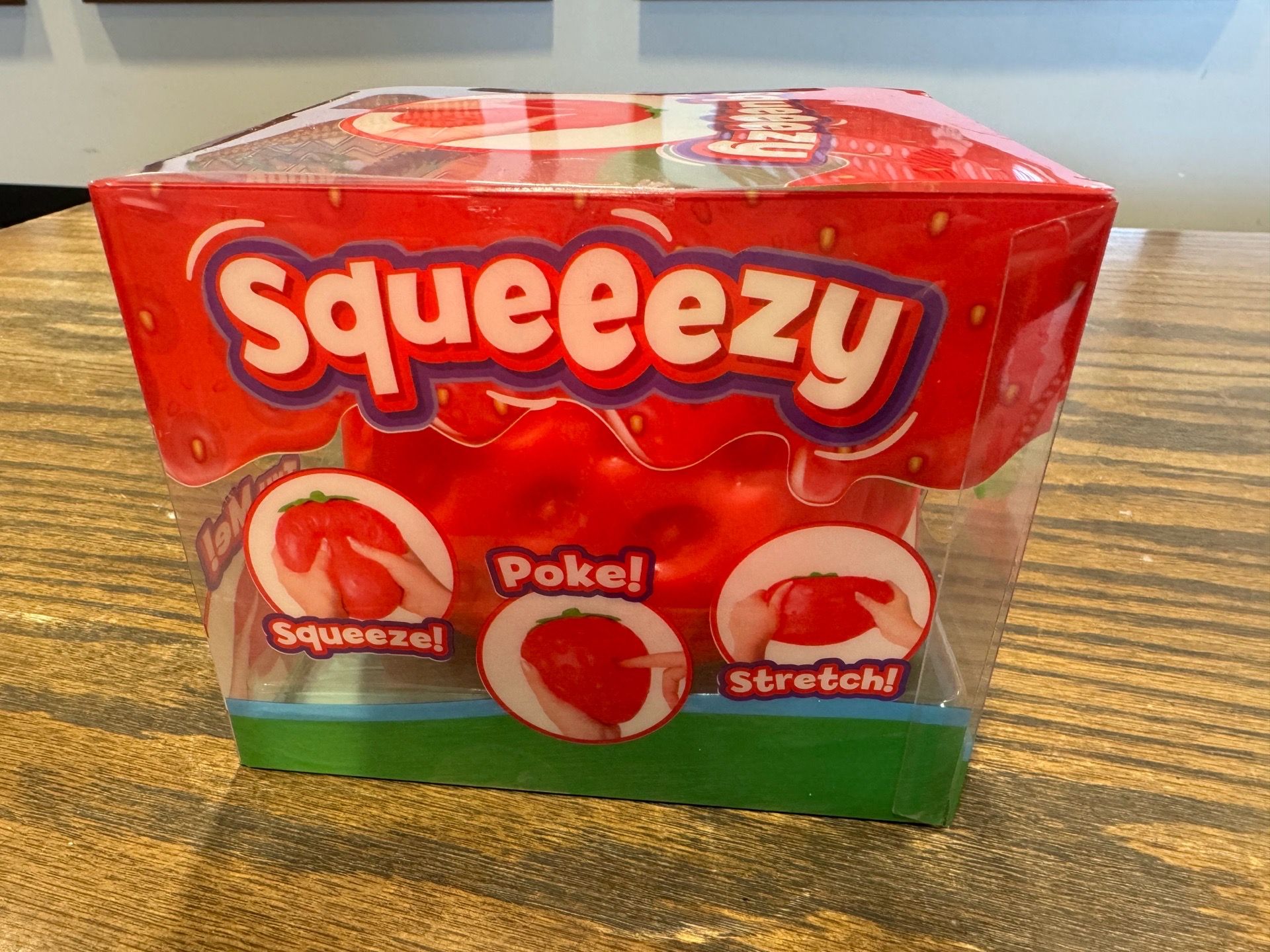 Squeeezy Squishy Strawberry Toy