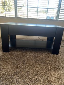 Black coffee table