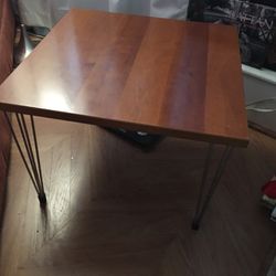 Danish Made, Solid Wood Mid Century Style Side Tables.