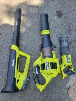 Ryobi 18V Tool Lot – Blower and Reciprocating Saw