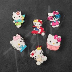 6 Hello Kitty Shoe Charms