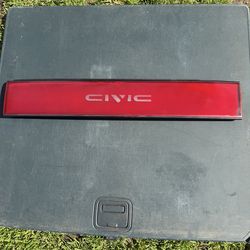 88-89 Honda Civic Hatchback OEM Rear Center Garnish Finish Panel.