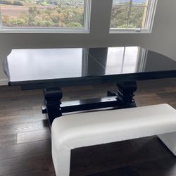 Dining Table Solid Wood 82” By 44”