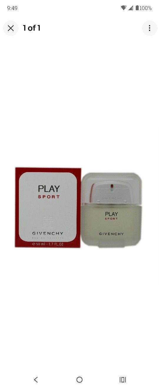 Givenchy Play Sport 1.7 Oz Fl Edt Discontinued