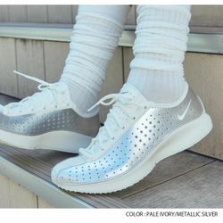 Women's Nike Superfly Running Shoes - Pale Ivory/Metallic Silver - Size 6, 7