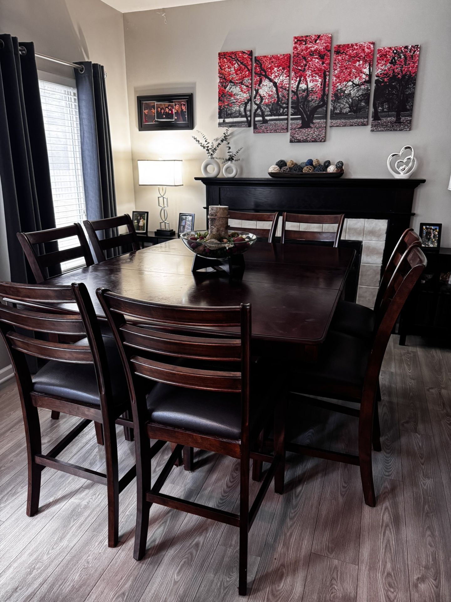 Dining Room Table And Sidebar Buffet
