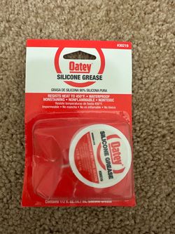 Oatey Silicone Grease #30219 – 1/2 oz – Partially Used