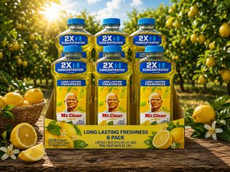 6-Pack Mr. Clean 41 -fl oz Lemon Liquid All-Purpose Cleaner