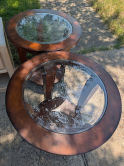 Sofa end tables