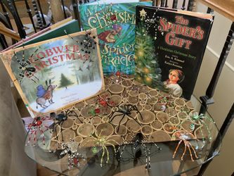 Christmas spider ornaments and story