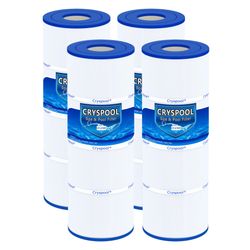 Cryspool 07066 Filter Compatible with CX580XRE, SwimClear C3025, C3030, PA81, C-7483, FC-1225, 481 Sq. Ft Pool Filter Cartridge, 4 Pack